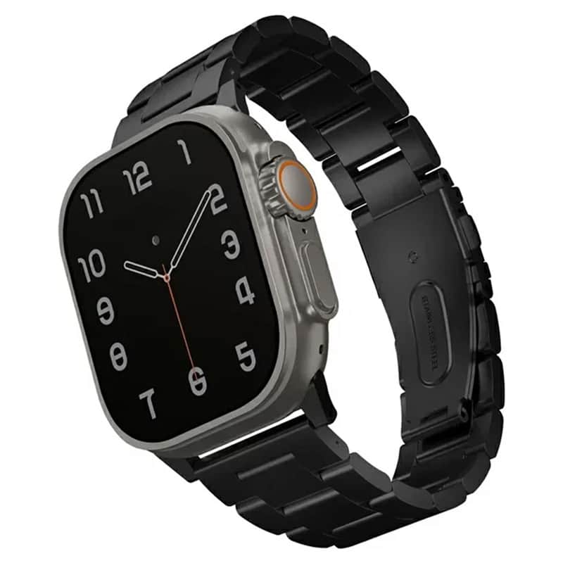 Стальной ремешок Uniq Osta для Apple Watch 44-49 мм Черный