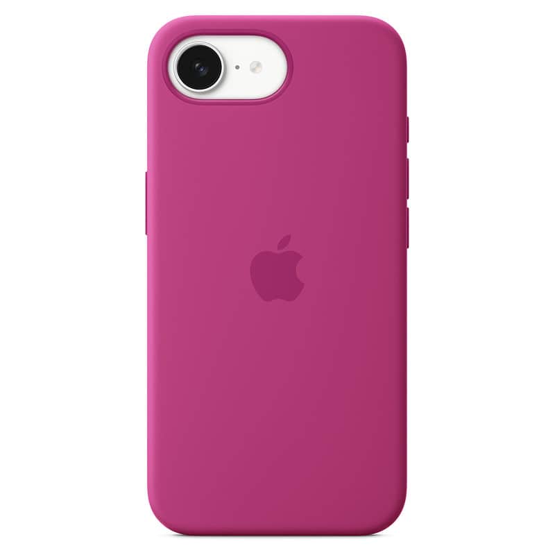 Силиконовый чехол для iPhone 16e Фуксия