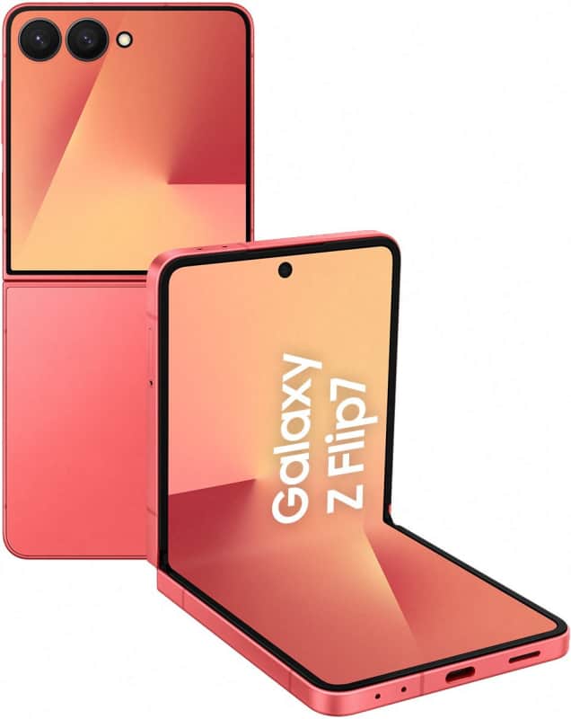 Смартфон Samsung Galaxy Z Flip7 512 ГБ коралловый